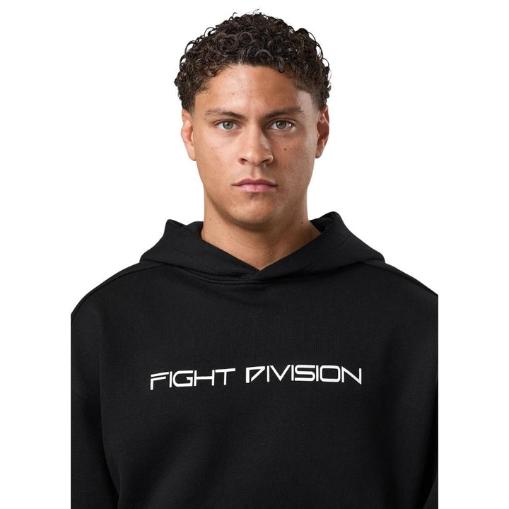 Gym King Fight Division Essential Hoodie - Black-Fight Equipment UK