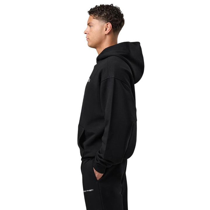 Gym King Fight Division Essential Hoodie - Black-Fight Equipment UK