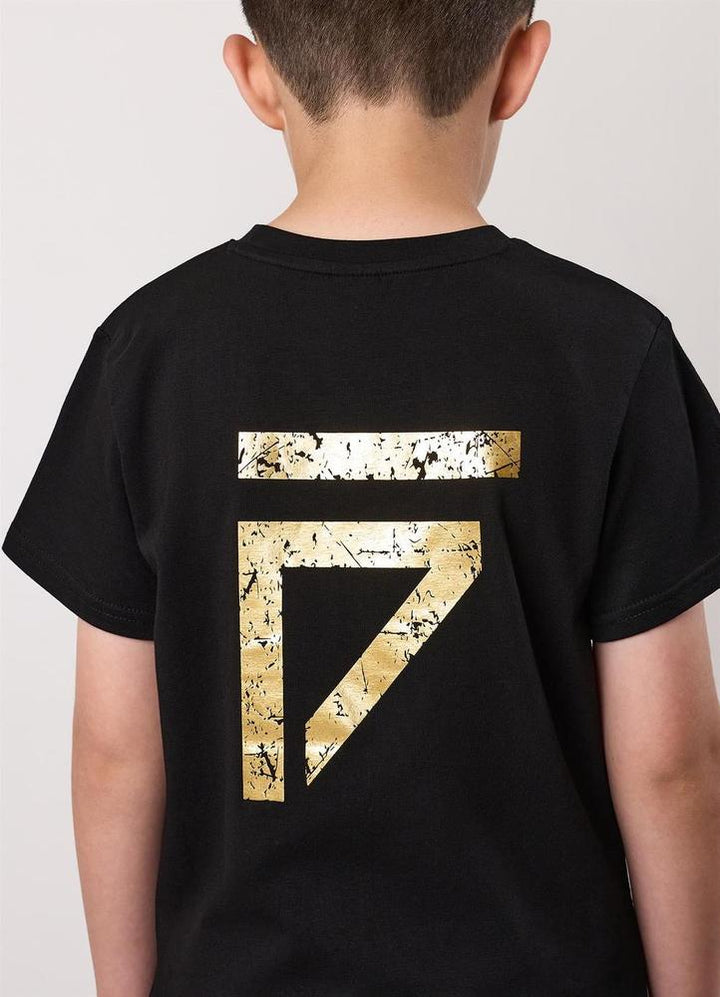 Gym King Fight Division Kids Tee - Black-Gym King