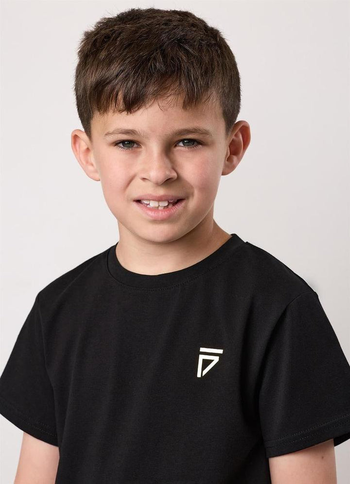 Gym King Fight Division Kids Tee - Black-Gym King