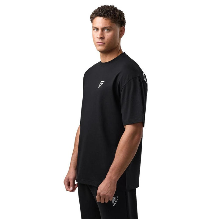 Gym King Fight Division Large Arch Tee - Black-Fight Equipment UK