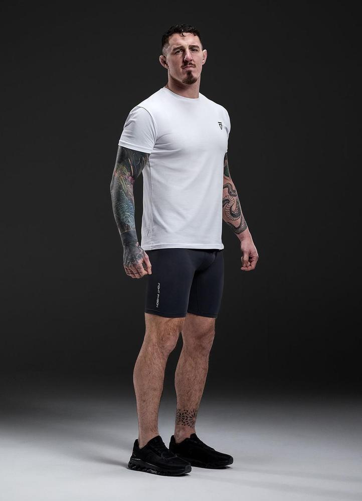 Gym King Fight Division Combat Compression Shorts - Graphite-Gym King