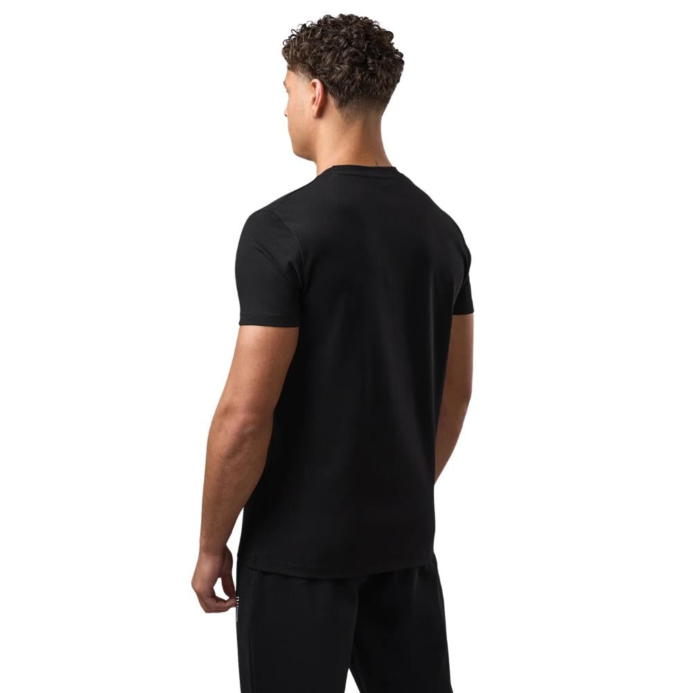 Gym King Fight Division Split Tee - Black-Fight Equipment UK