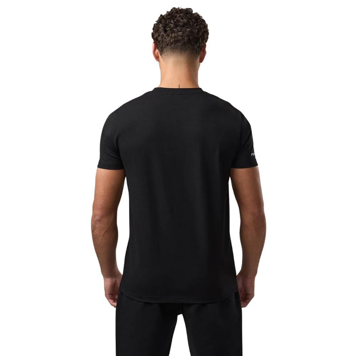 Gym King Fight Division Split Tee - Black-Fight Equipment UK