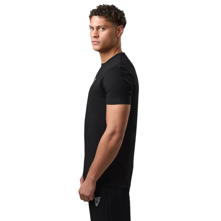 Gym King Fight Division Split Tee - Black-Fight Equipment UK