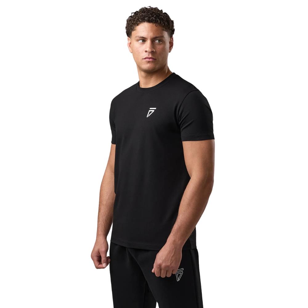 Gym King Fight Division Split Tee - Black-Fight Equipment UK
