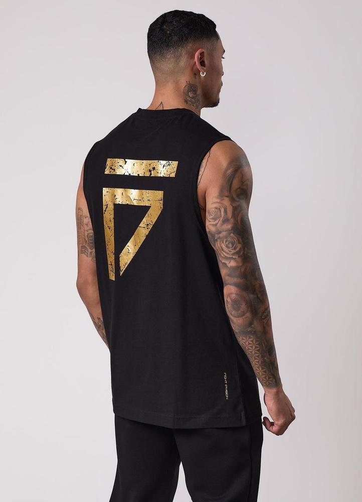 Gym King Fight Division Tank - Black-Gym King