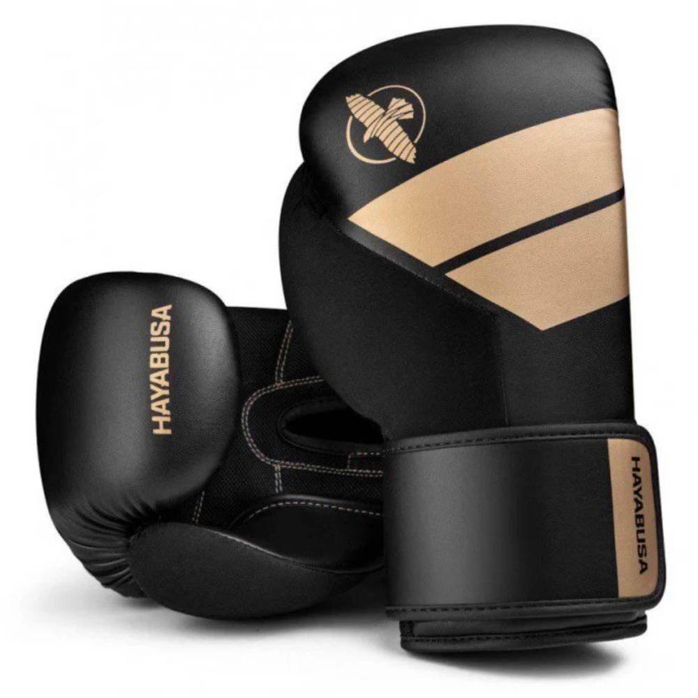 Hayabusa S4 Boxing Gloves - Black/Gold-Hayabusa