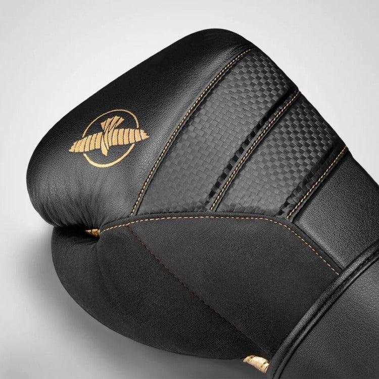 Hayabusa T3 Boxing Gloves - Black/Gold-FEUK