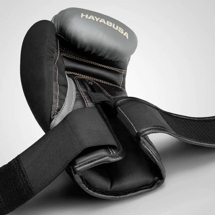 Hayabusa T3 Boxing Gloves - Grey/Black-FEUK