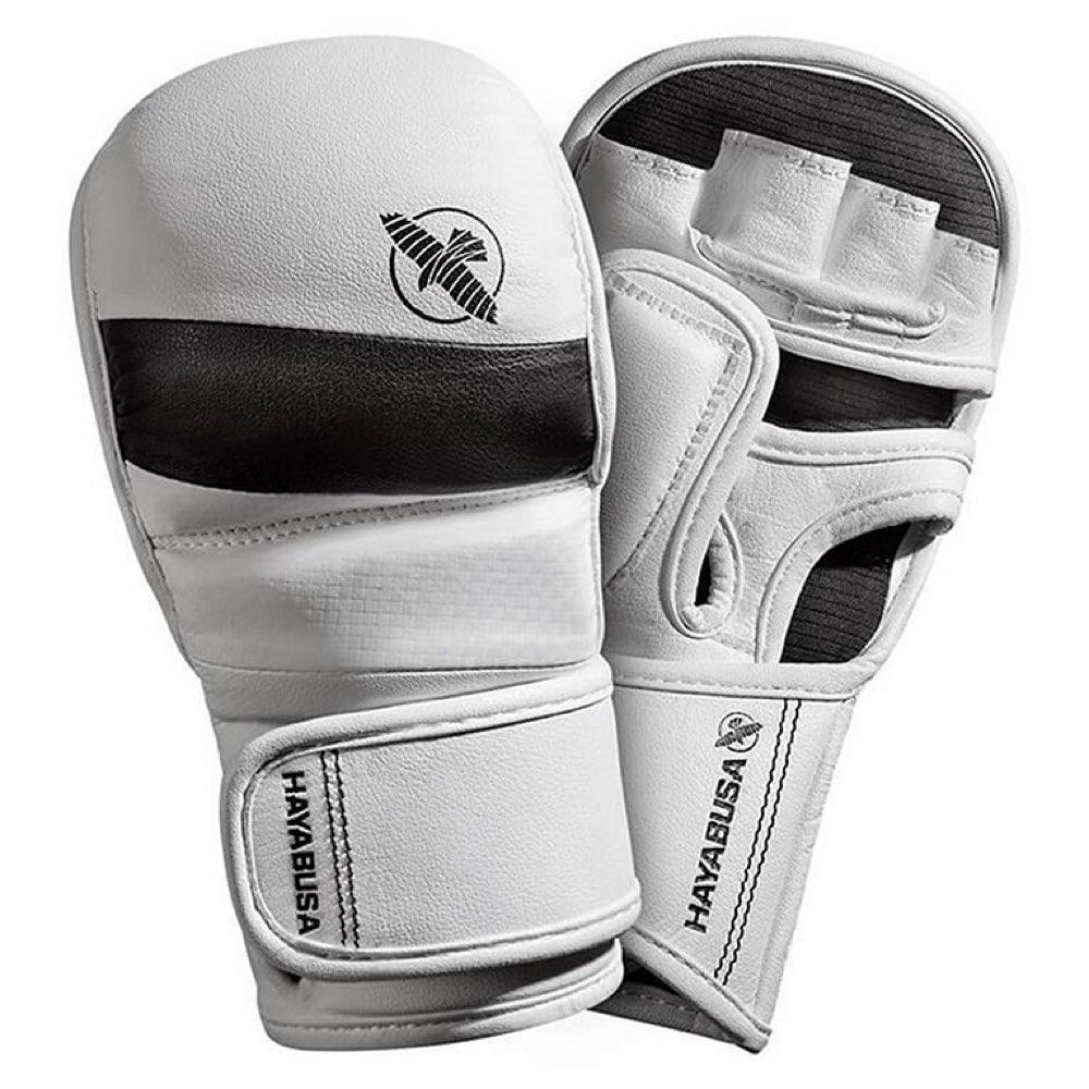 Hayabusa T3 Hybrid Gloves - White/Black