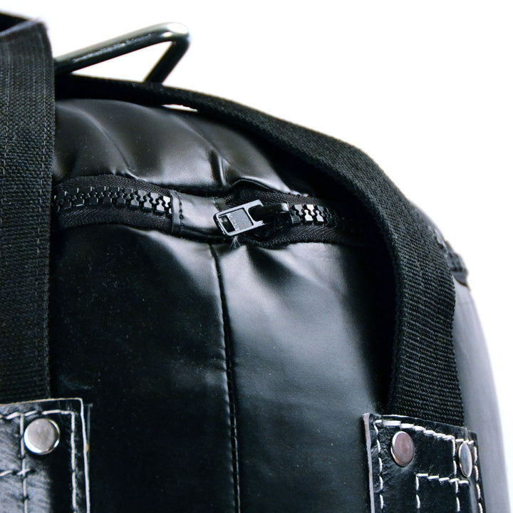 Fairtex HB6 6ft Muaythai Banana Bag - Black-White (FILLED)