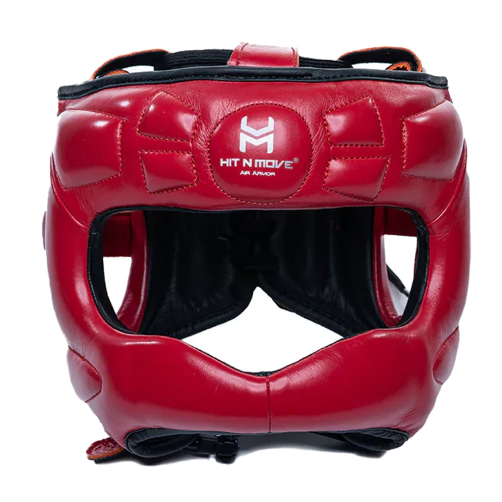 Hit N Move Nose Bar Head Guard - Red-Hit N Move
