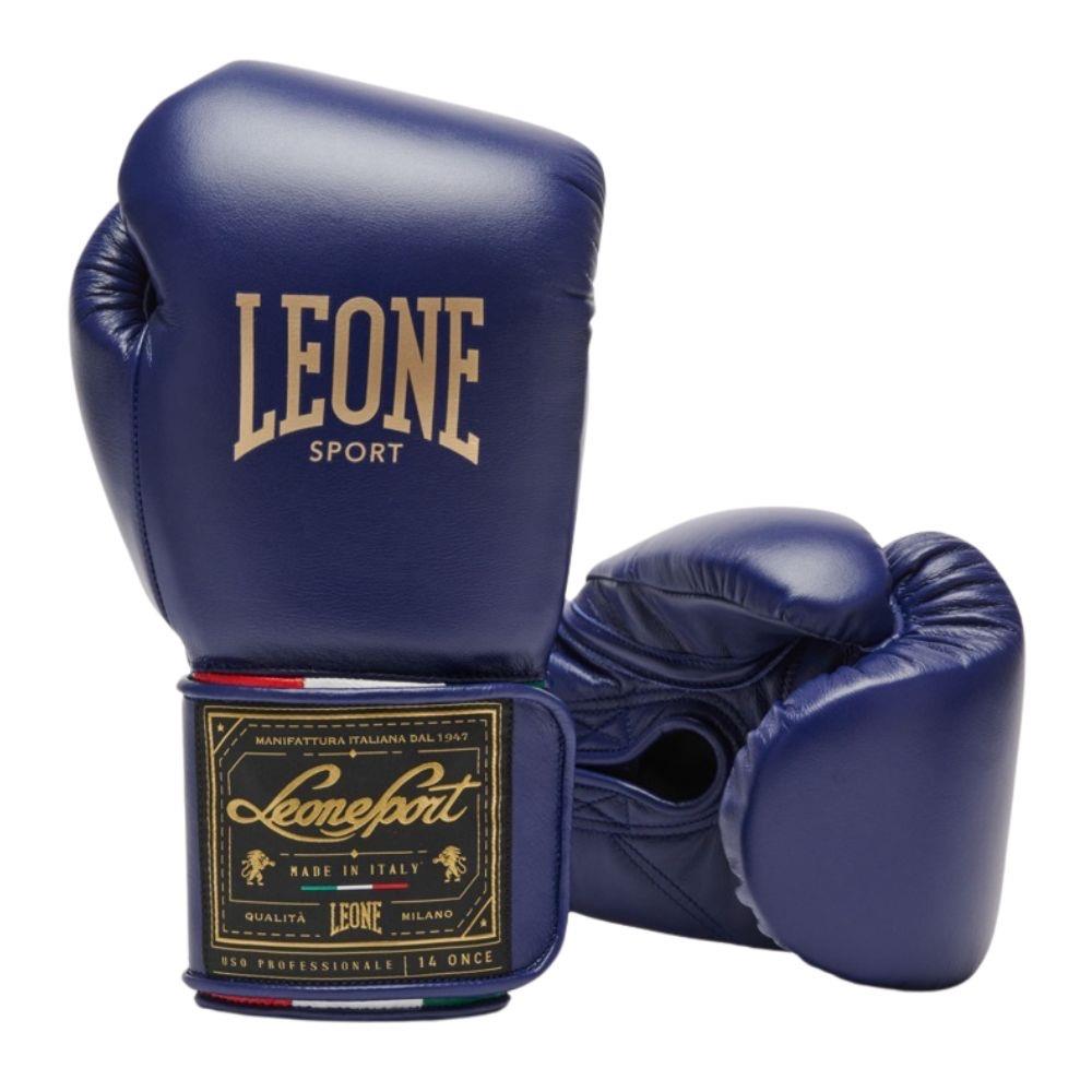 Leone Orlando Classico Tricolore Boxing Gloves - Blue-Leone 1947