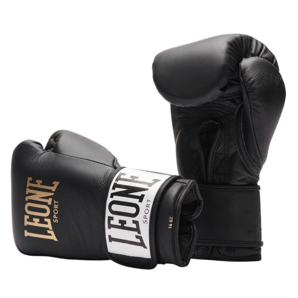 Leone Romeo Classico Boxing Gloves - Black-Leone 1947