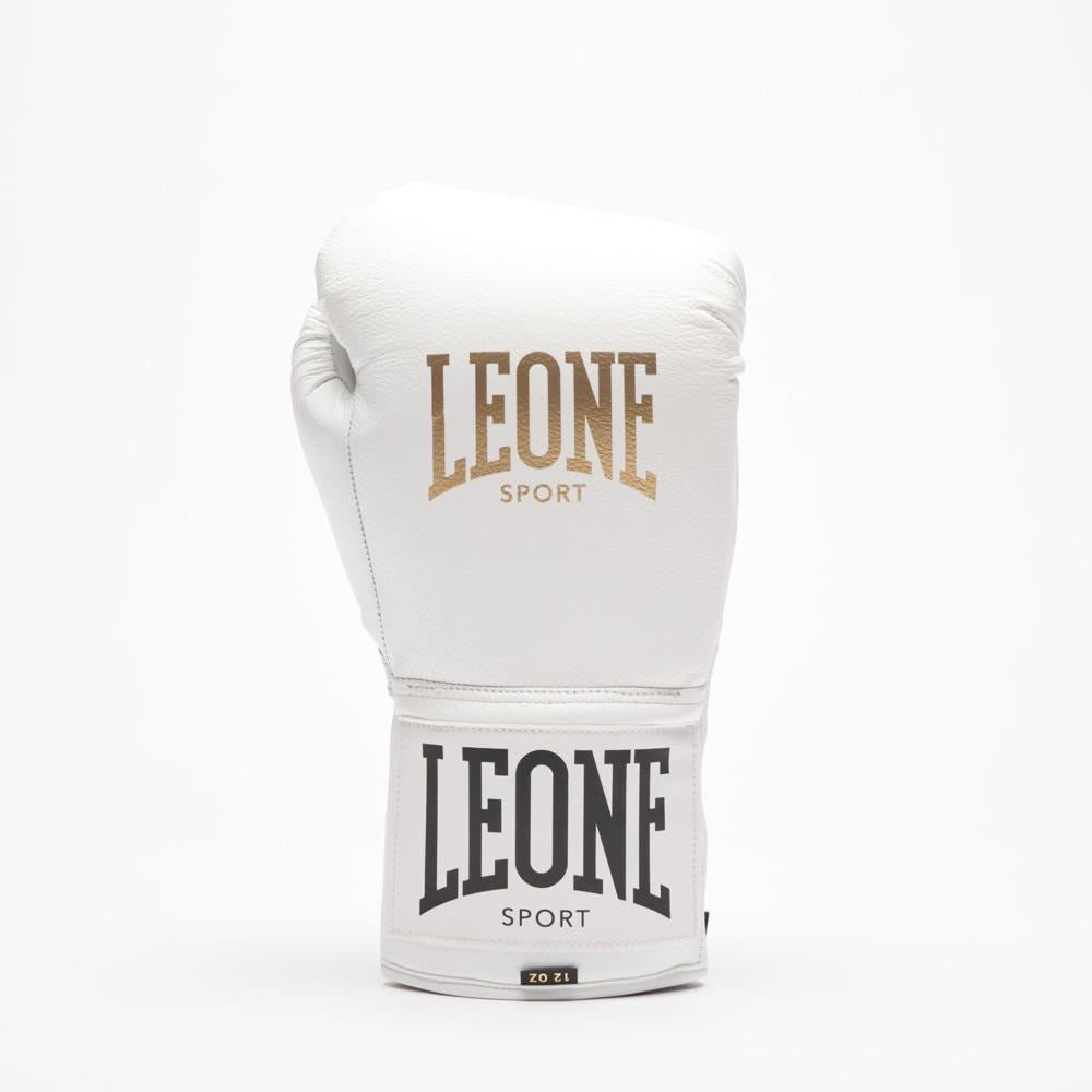 Leone Romeo Classico Lace Boxing Gloves - White-Leone 1947