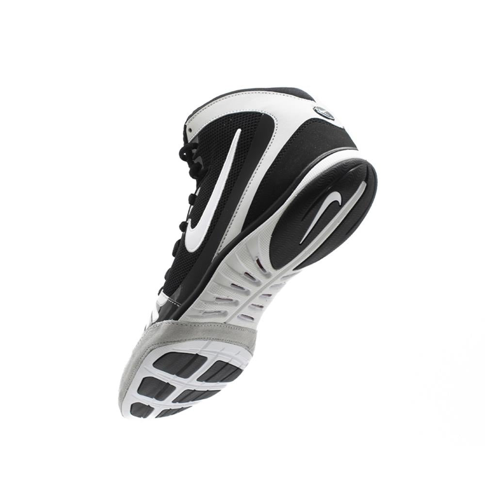 Nike Freek Wrestling Boots Black White Fight Equipment UK FEUK