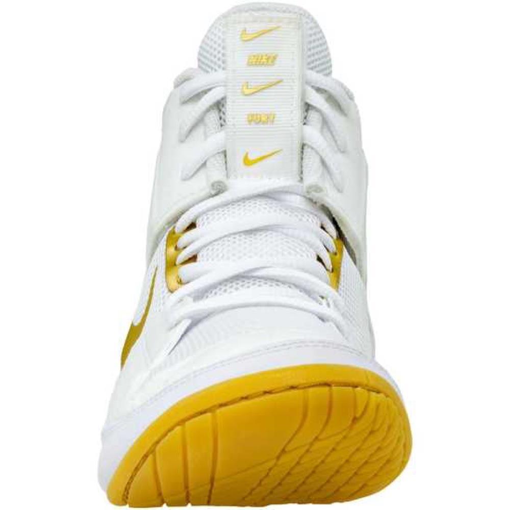 Nike Fury Wrestling Boots - White/Gold-FEUK