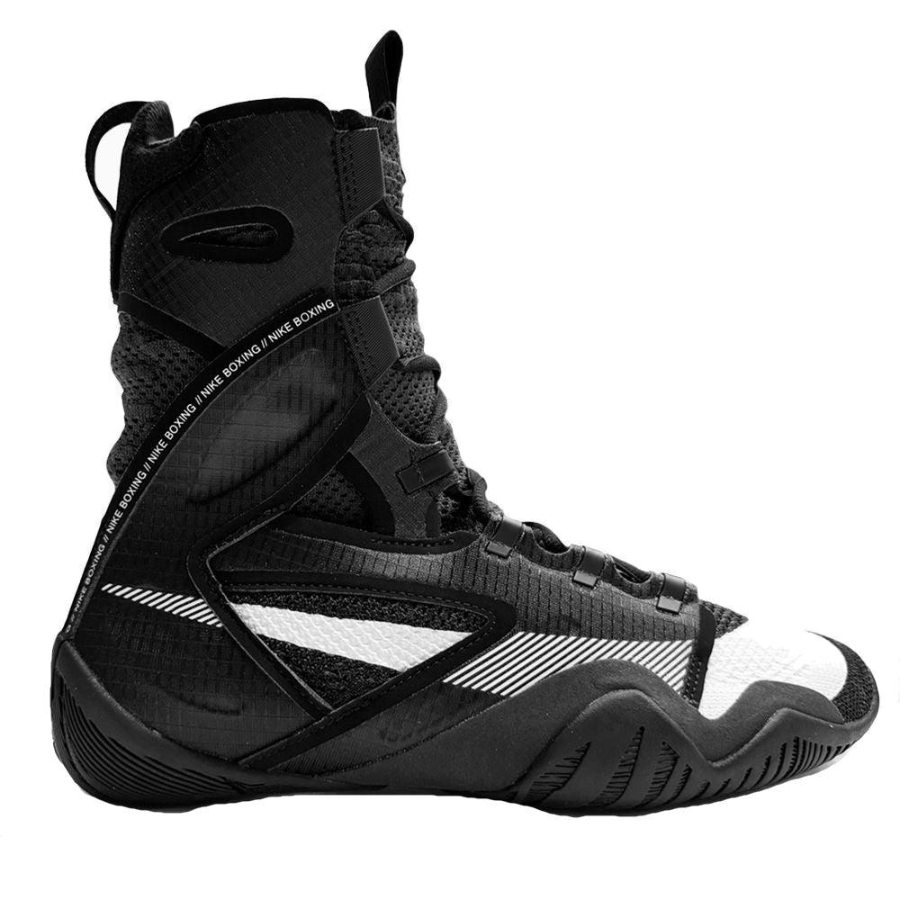 Nike Hyper KO 2 Boxing Boots - Black/White (Free Playerz Socks)-FEUK