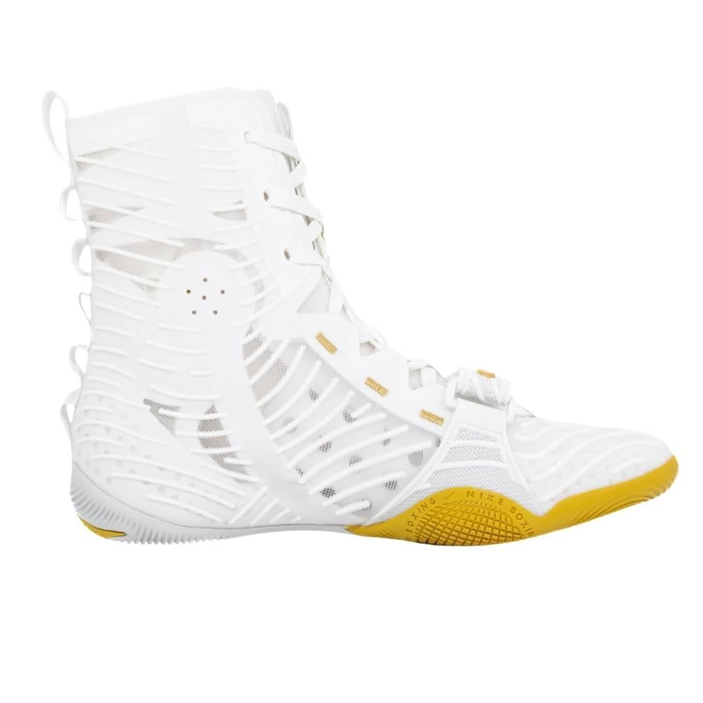 Nike Hyper KO 3 Boxing Boots - White/Gold-Nike