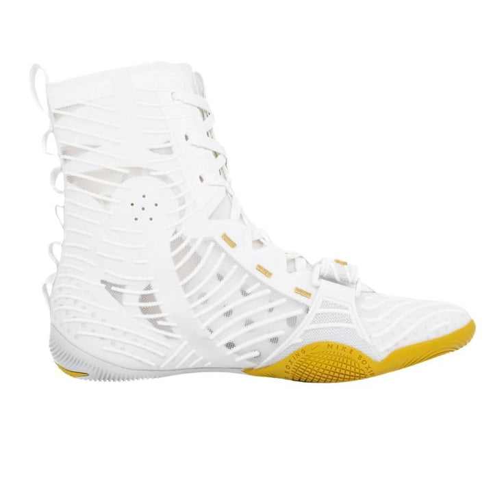 Nike Hyper KO 3 Boxing Boots - White/Gold-Nike