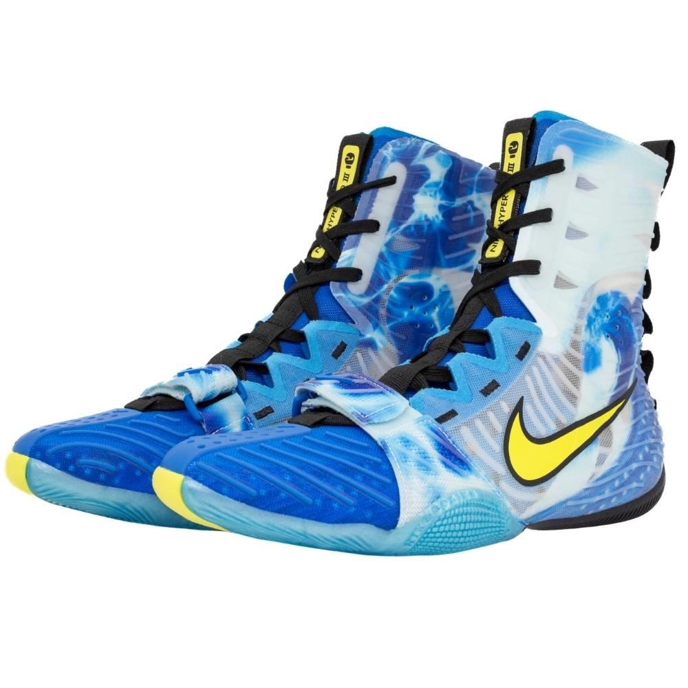 Nike Hyper KO 3 SE Boxing Boots - Blue/Yellow-Nike