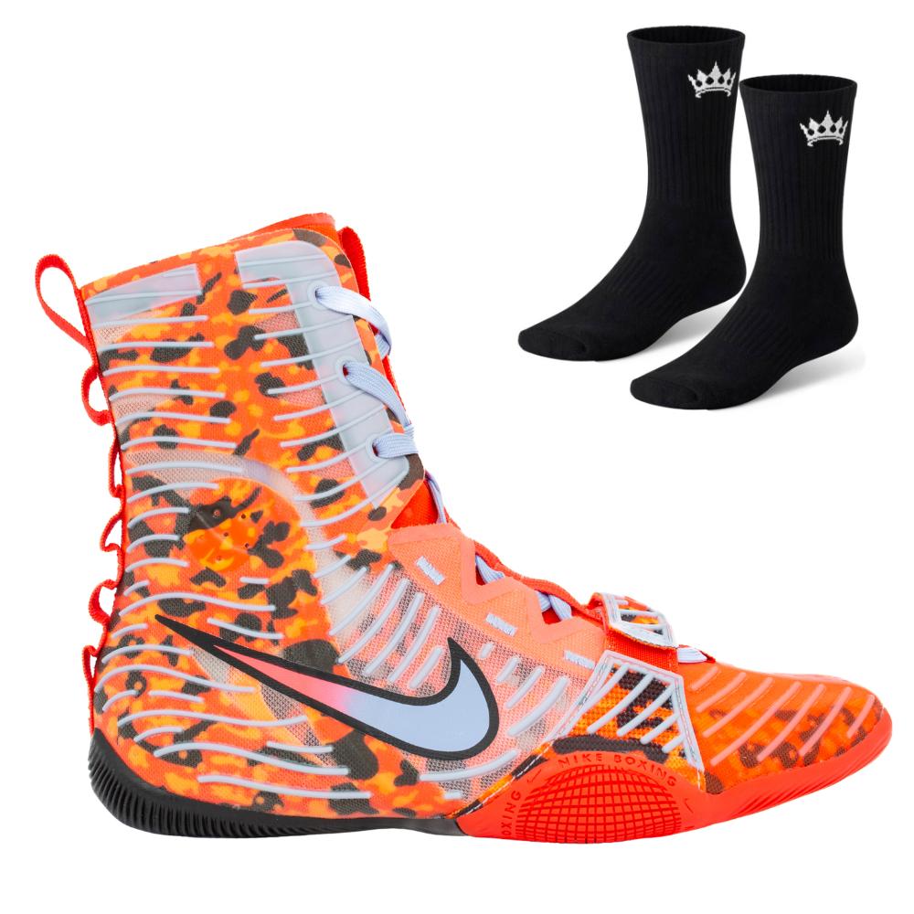 Nike Hyper KO 3 SE Boxing Boots - Bright Crimson - Free Socks-Nike