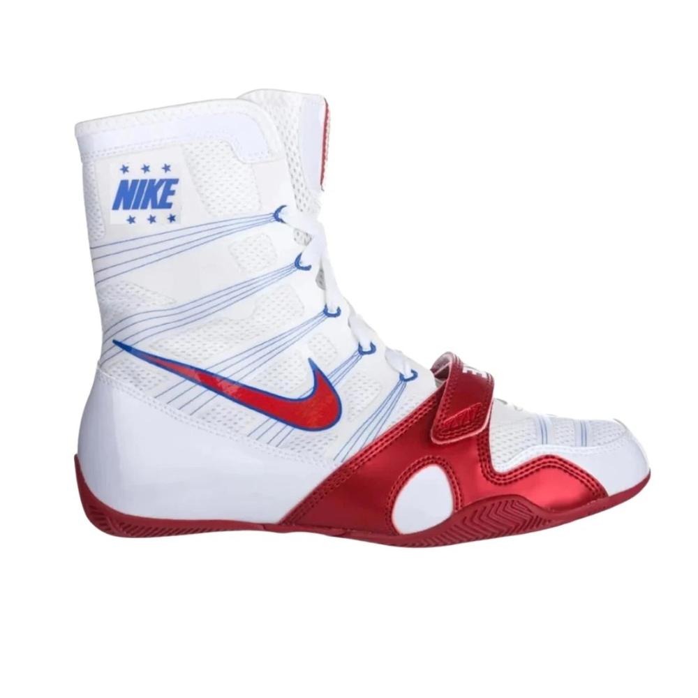 Nike Hyper KO Boxing Boots - White/Red-Nike