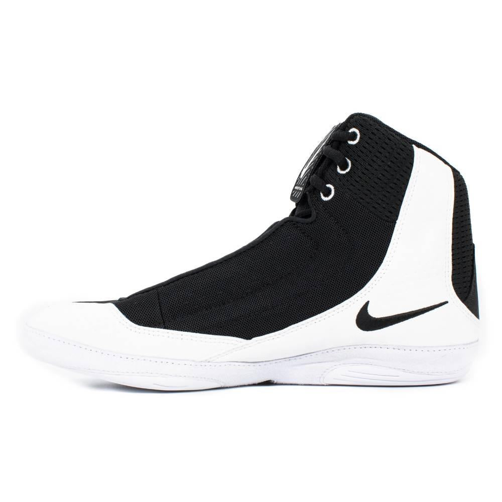 Nike Inflict 4 Wrestling Boots - Black/White-Nike