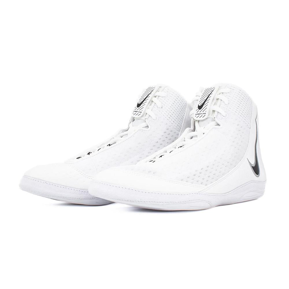 Nike Inflict 4 Wrestling Boots - White/White-Nike