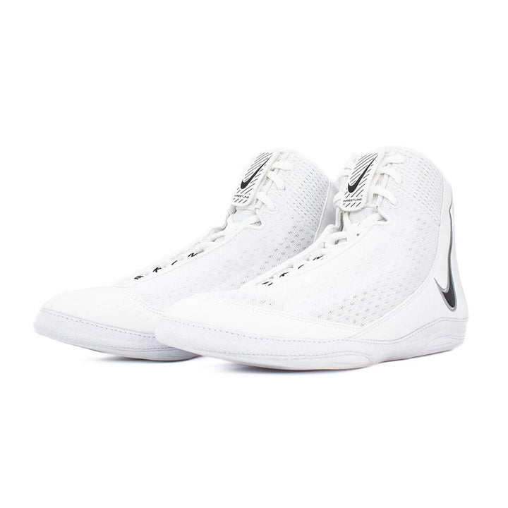 Nike Inflict 4 Wrestling Boots - White/White-Nike