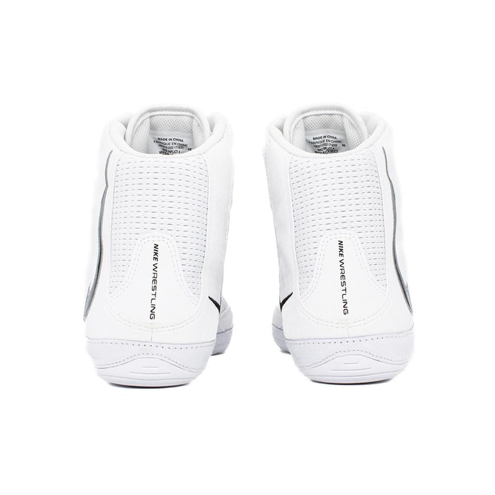 Nike Inflict 4 Wrestling Boots - White/White-Nike