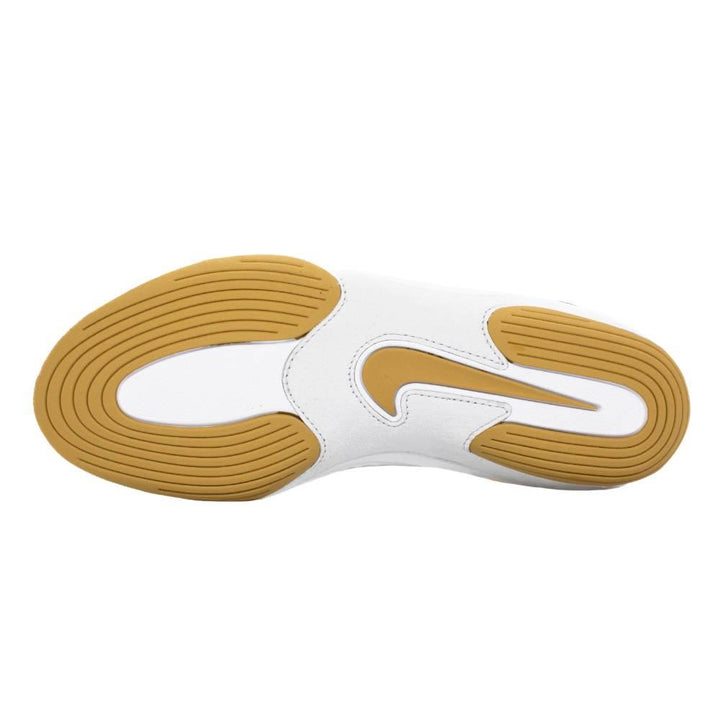 Nike Inflict 4 Wrestling Shoes - White/Gold-Nike