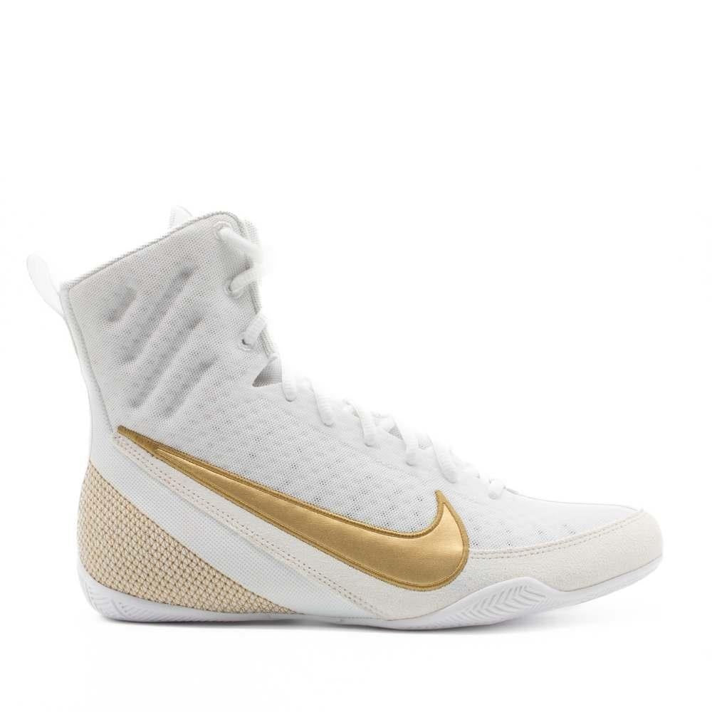 Nike Machomai 3 Boxing Boots - White/Gold-Nike