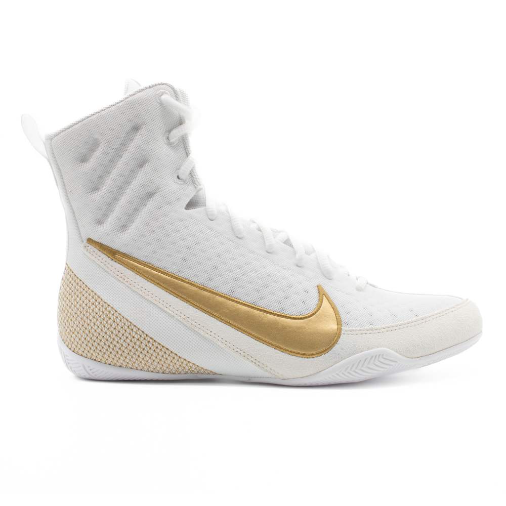 Nike Machomai 3 Boxing Boots - White/Gold-Nike