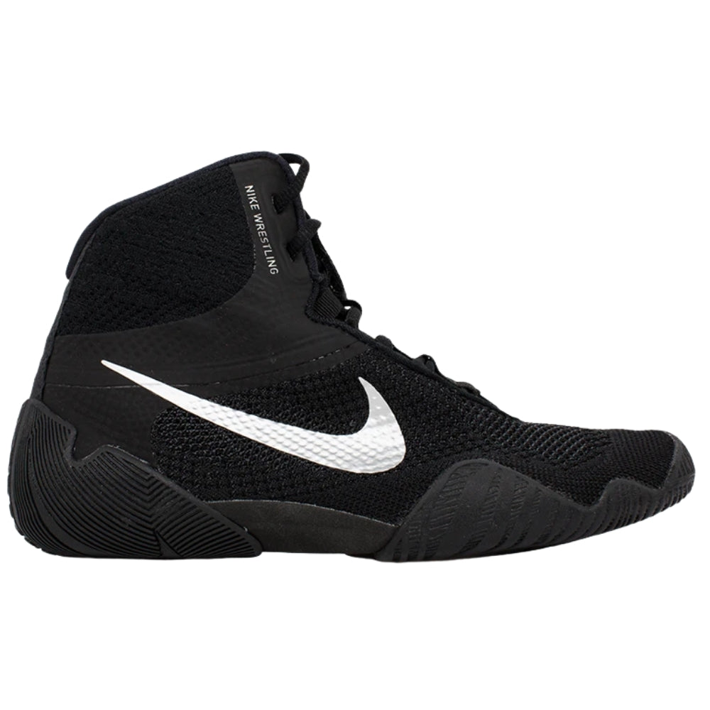 Nike Tawa Wrestling Boots - Black/Silver-Nike