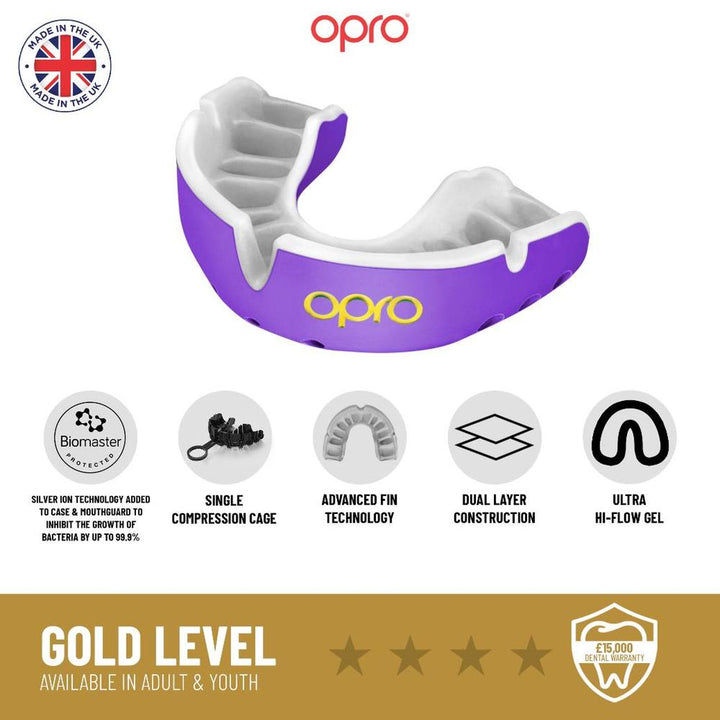 OPRO Self-Fit GEN5 Gold Mouthguard-Opro