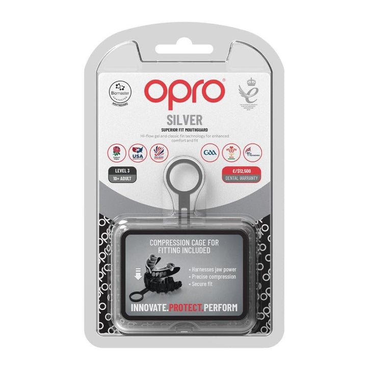 OPRO Self-Fit GEN5 Silver Mouthguard-Opro