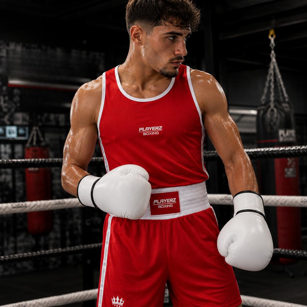 Playerz Boxing Set - Red-Playerz Boxing