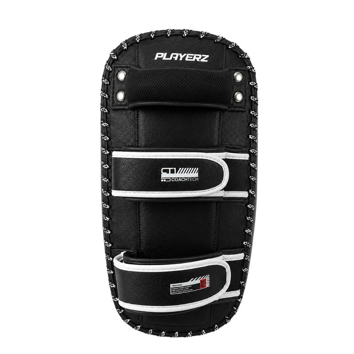 Playerz CoachTech Kick Pads - Black-Playerz Boxing