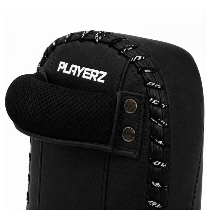 Playerz CoachTech Kick Pads - Black-Playerz Boxing