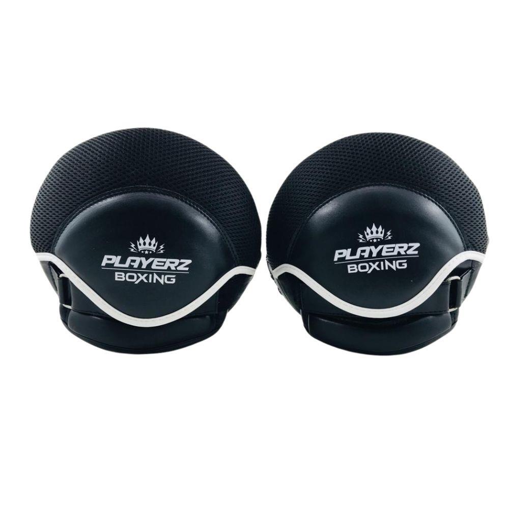 Playerz CoachTech Micro Focus Pads - Black-Playerz Boxing