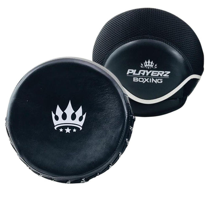 Playerz CoachTech Micro Focus Pads - Black-Playerz Boxing