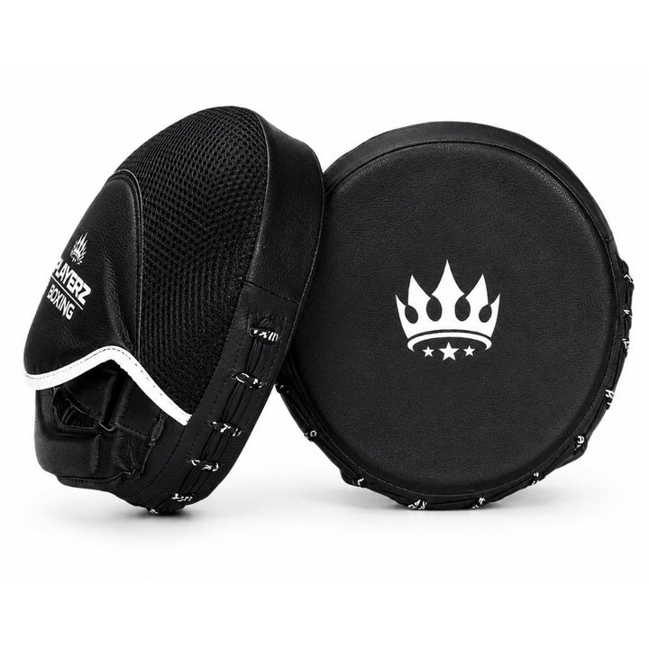 Playerz CoachTech Micro Focus Pads - Black-Playerz Boxing