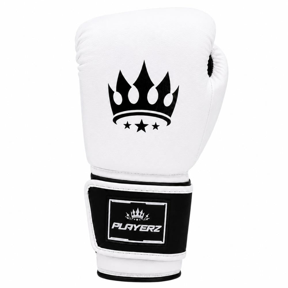 Playerz ProTech Boxing Gloves - White-Playerz Boxing