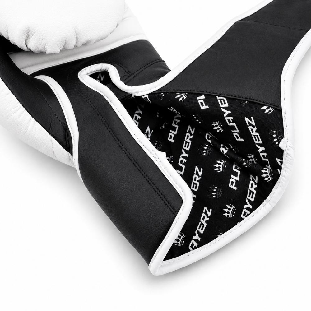 Playerz ProTech Boxing Gloves - White-Playerz Boxing