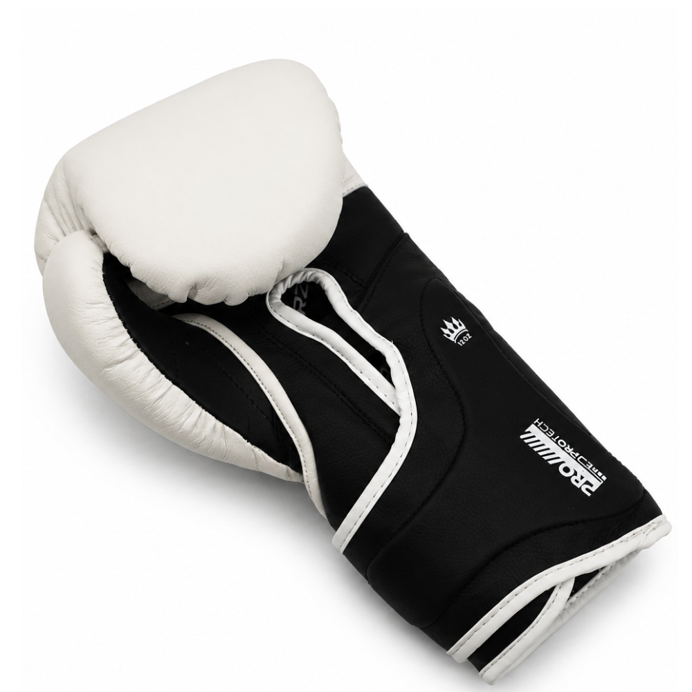 Playerz ProTech Boxing Gloves Velcro - White-Playerz Boxing