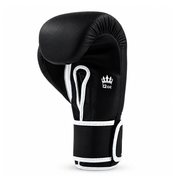 Playerz SparTech Boxing Gloves - Black/White-Playerz Boxing