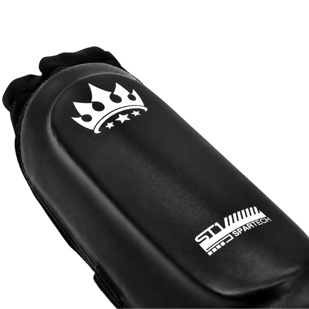 Playerz SparTech MMA Shin Guard - Black/White-Playerz Boxing