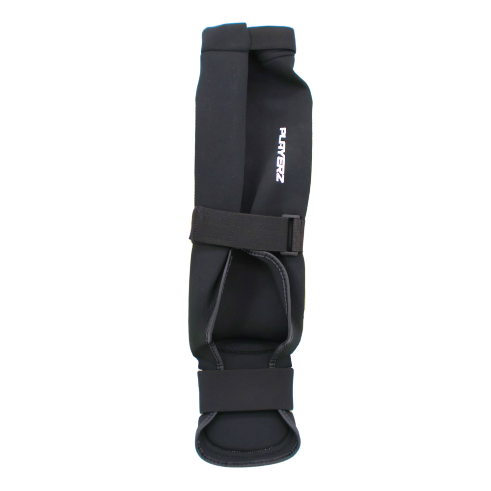 Playerz SparTech MMA Shin Guard - White/Black-Playerz Boxing